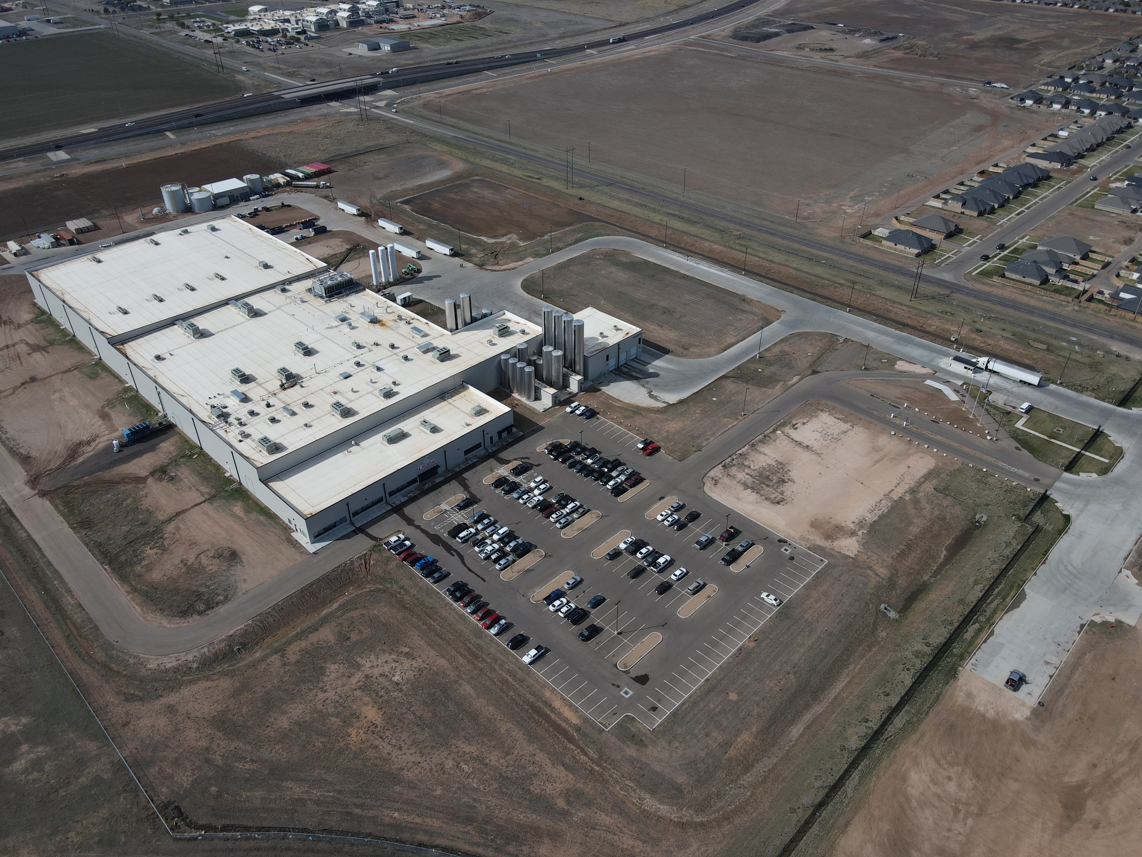 High northeast aerial