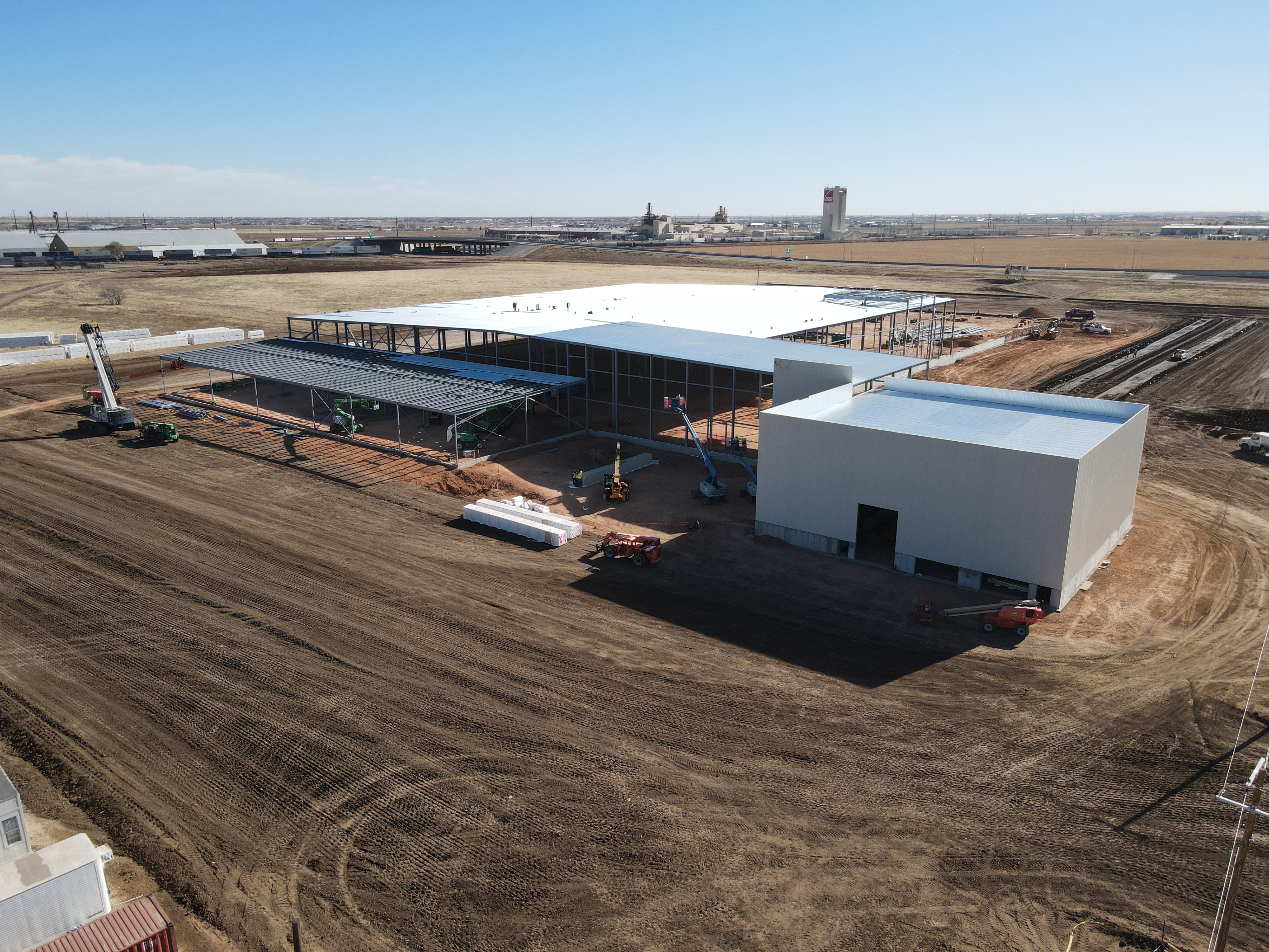 Early steel and envelope, aerial