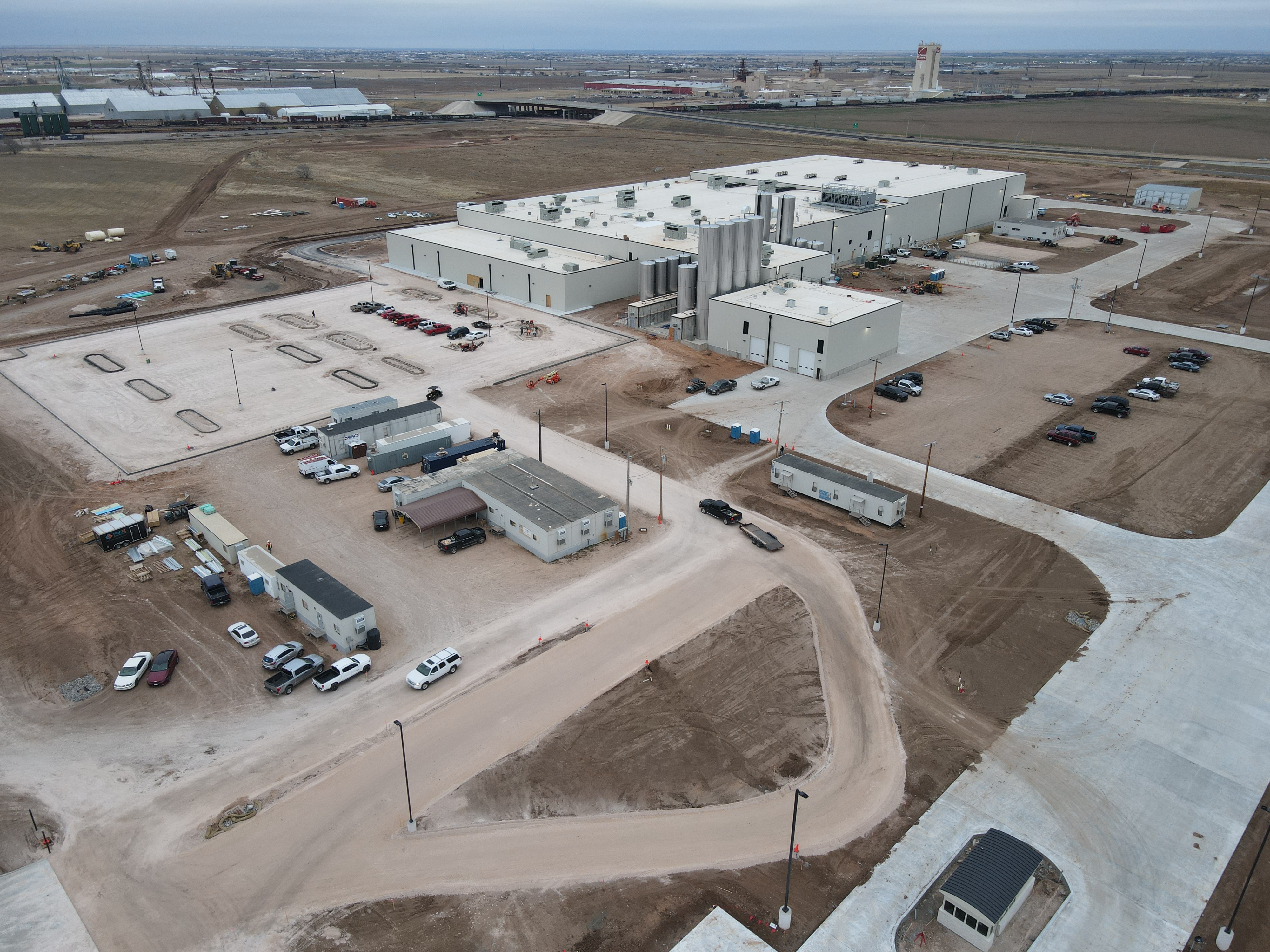 Late construction, aerial