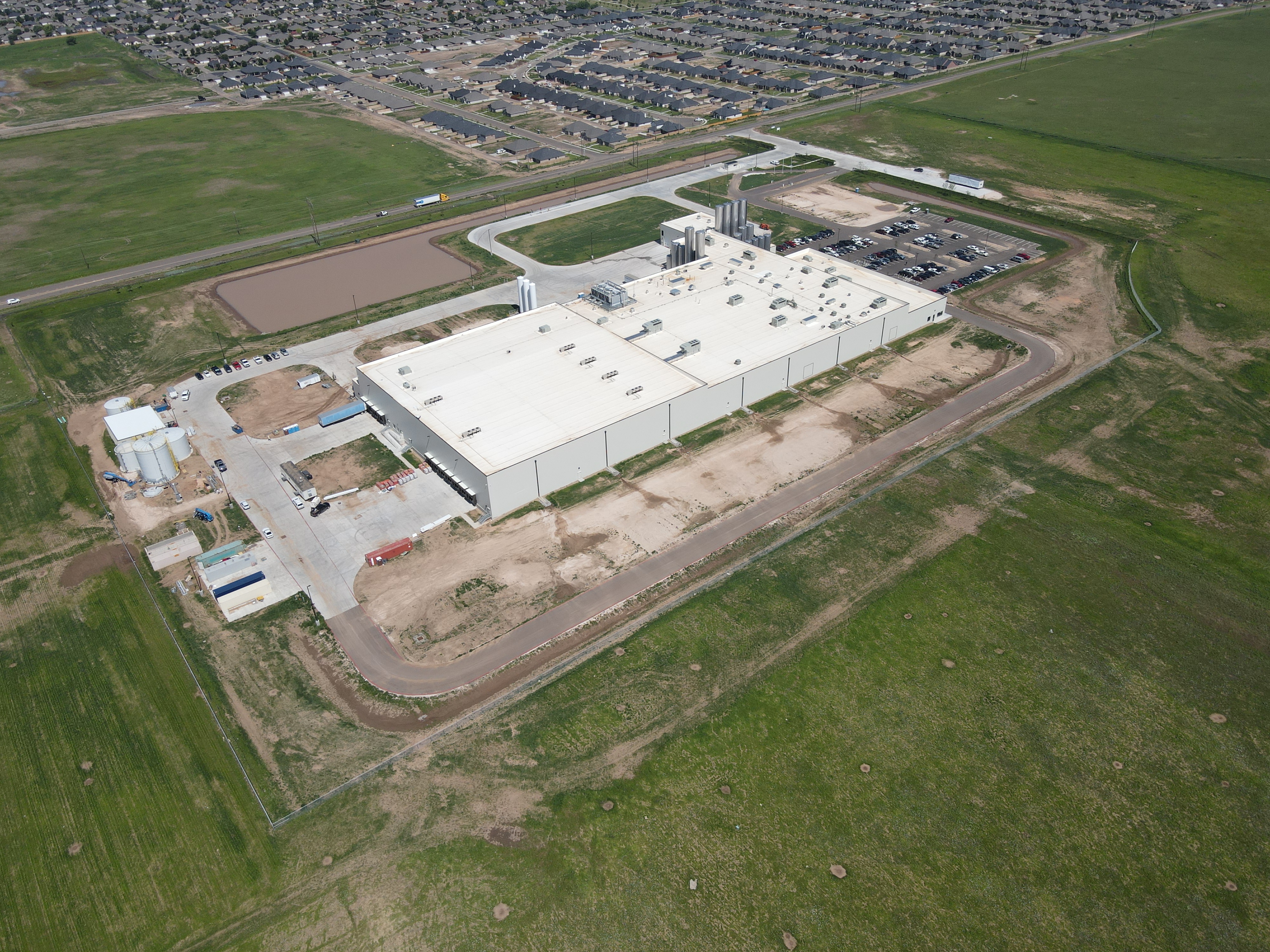 Completed facility, southeast aerial