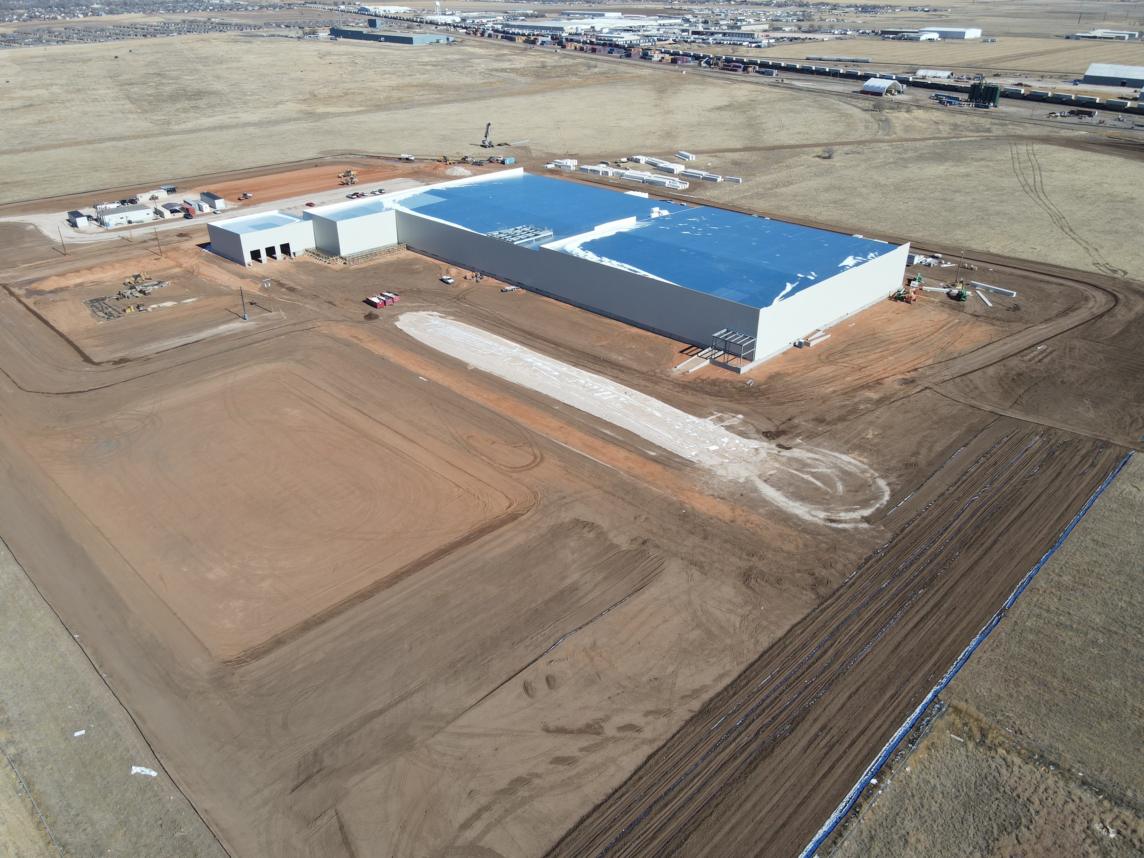 Southwest, before roof complete