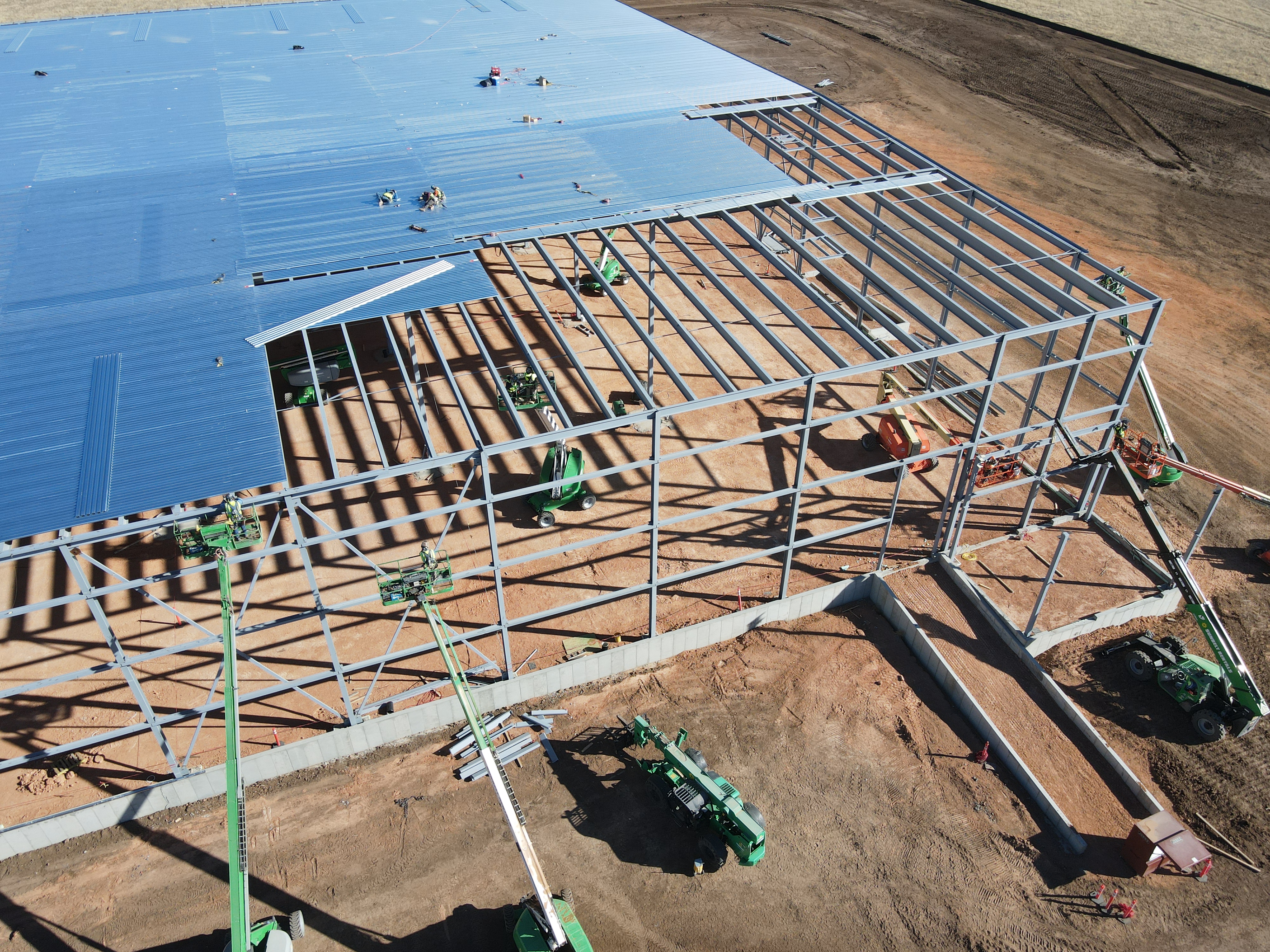 Ramp and structure, early