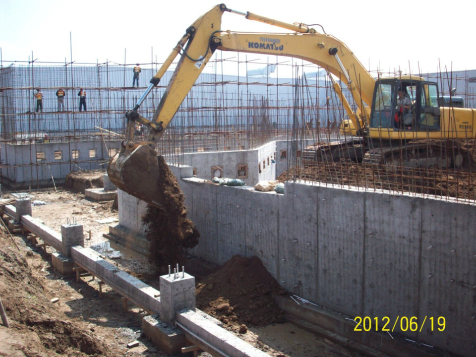 Excavation and rebar