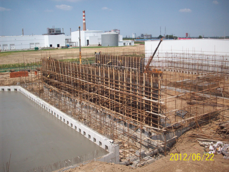 Formwork and site overview